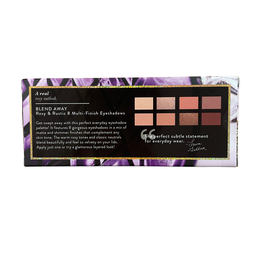 Laura Geller Blend Away Rosy & Rustic 8 Multi-Finish Eyeshadows Palette