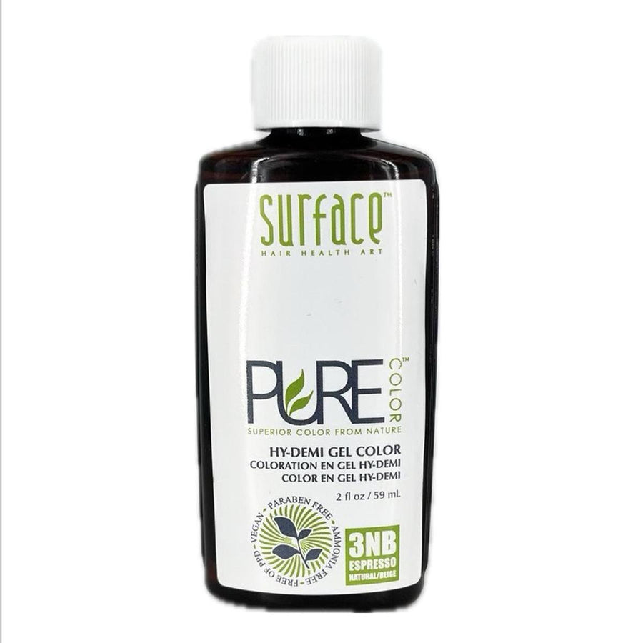Surface PURE COLOR Hy-Demi Gel Color - 2 fl oz (59 ml) - 3NB NATURAL BEIGE - ESPRESSO
