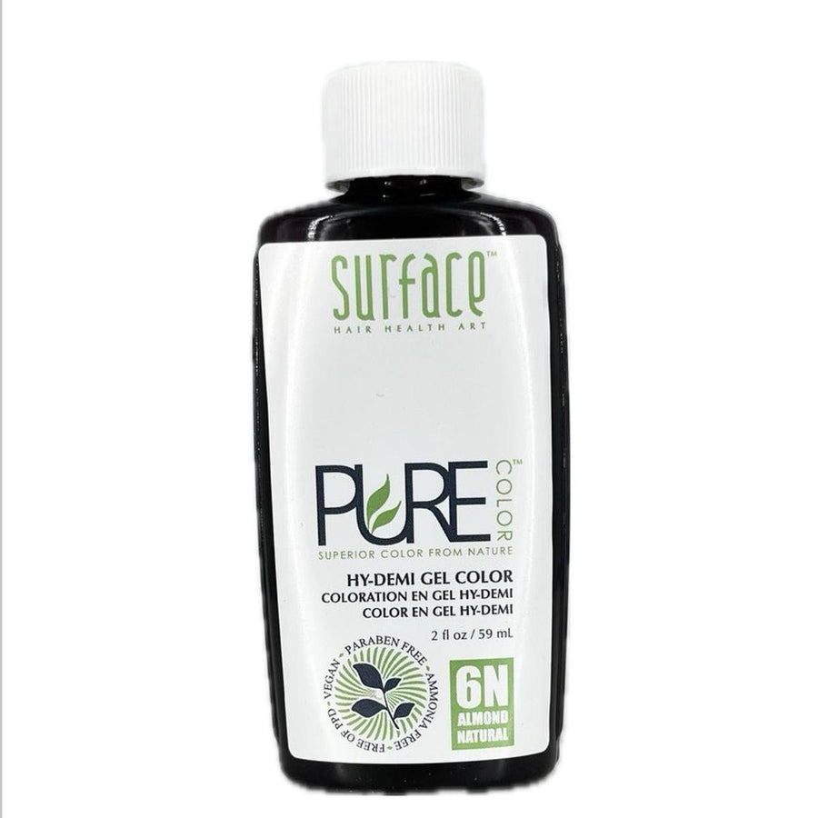 Surface PURE COLOR Hy-Demi Gel Color - 2 fl oz (59 ml) - 6N NATURAL - ALMOND
