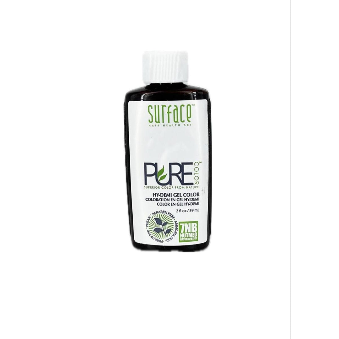 Surface PURE COLOR Hy-Demi Gel Color - 2 fl oz (59 ml) - 7NB NATURAL BEIGE - NUTMEG