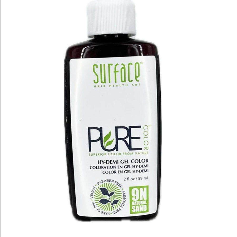 Surface PURE COLOR Hy-Demi Gel Color - 2 fl oz (59 ml) - 9N NATURAL - SAND