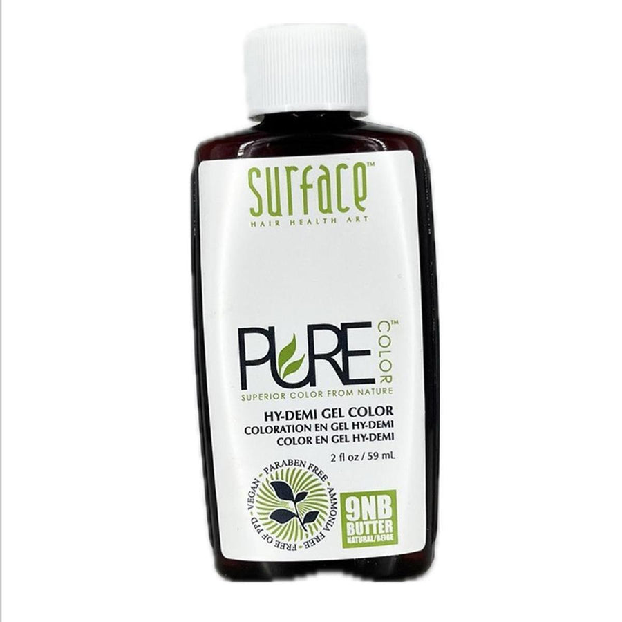 Surface PURE COLOR Hy-Demi Gel Color - 2 fl oz (59 ml) - 9NB NATURAL BEIGE - BUTTER